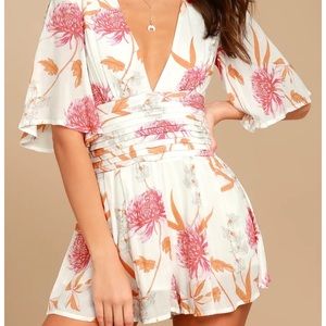 MINKPINK Floral romper medium